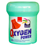 Pudră pentru îndepărtarea petelor de pe țesăturile colorate Sano Oxygen Powder Colored 540 g